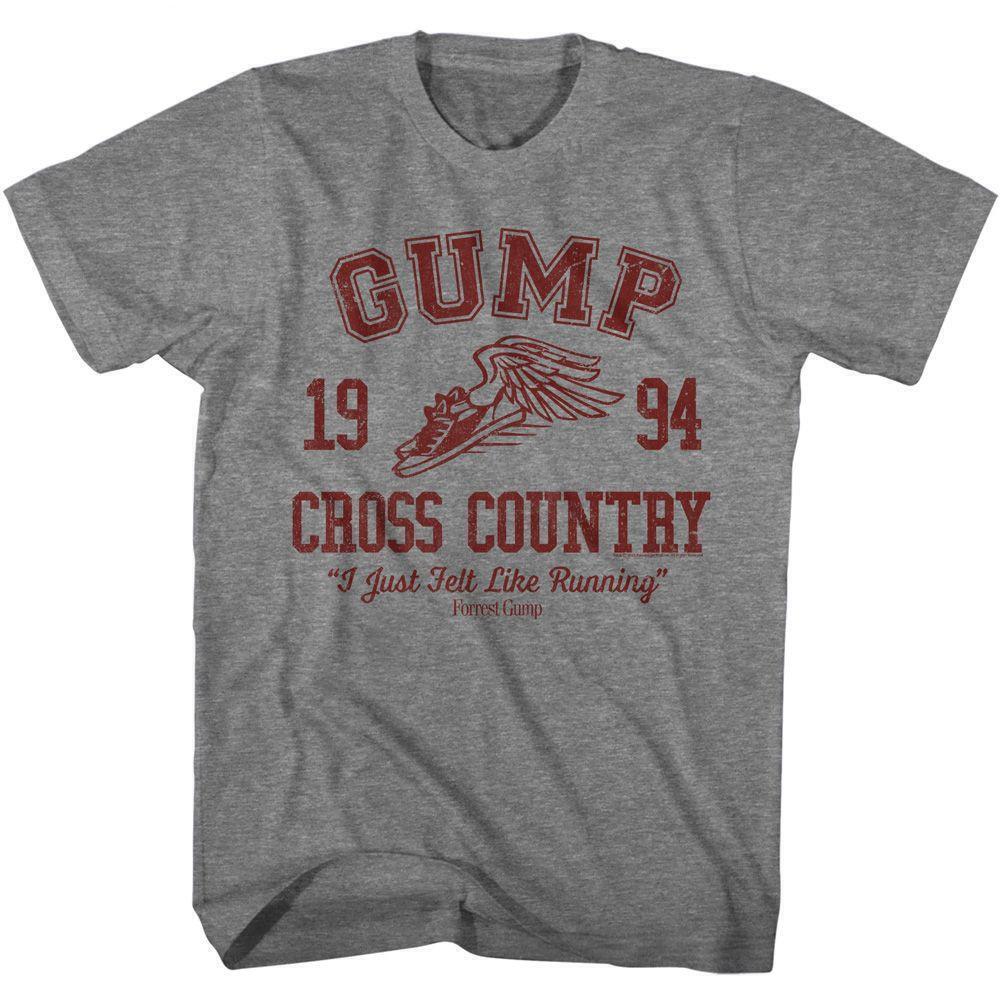 Forrest Gump Cross Country Graphite Heather T Shirt